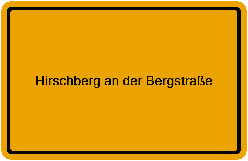 Handelsregisterauszug Hirschberg an der Bergstraße